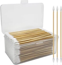 900/400PCS Double-Ended 6" Pointed Gun Cleaning Swabs - for Precision Firearm Cl