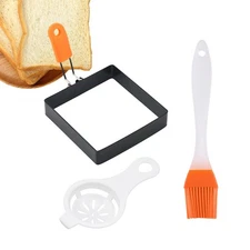 Fried Egg Square Shaped Egg Ring Fried Egg Ring Mold Stainless Steel For Pancake