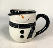 Potter's Studio Snowman Coffee Mug Winter Christmas Whimsy