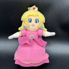 Sanei Hudson Soft 2003 Nintendo Super Mario Party 5 Princess Peach Plush RARE