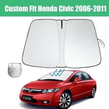 Custom For Honda Civic 2006-2011 Car Windshield Sun Shade Anti Uv Foldable Cover