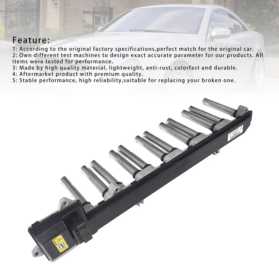 Nuevo paquete bobina izquierda conectores bujía encendido 2751500780 para Mercedes S600 Foto 2 de 4