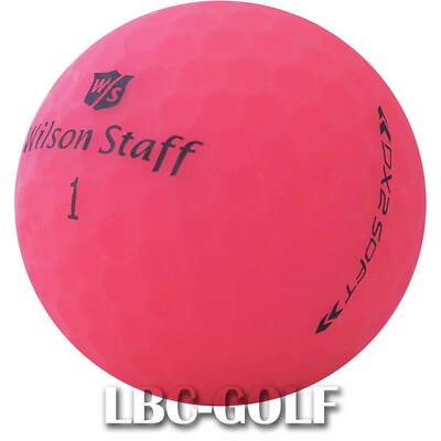 50 WILSON STAFF DX2 / DUO SOFT OPTIX PINK GOLFBÄLLE AAAAA LAKEBALLS MATT FINISH