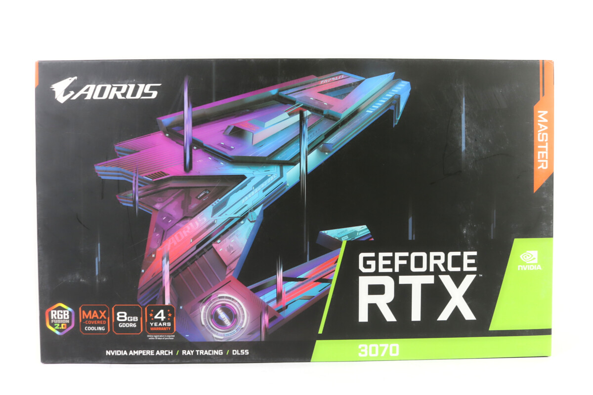 Gigabyte GeForce RTX 3070 8GB Aorus Master GPU w/Box | 1yr