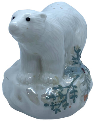Pfaltzgraff Winter Frost Polar Bear Figural Shaker Holes Replacement AS  IS