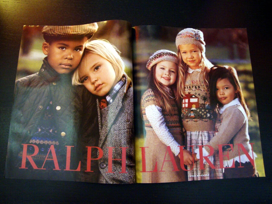 RALPH LAUREN Kids 2 Page Magazine PRINT AD Fall 2005 eBay