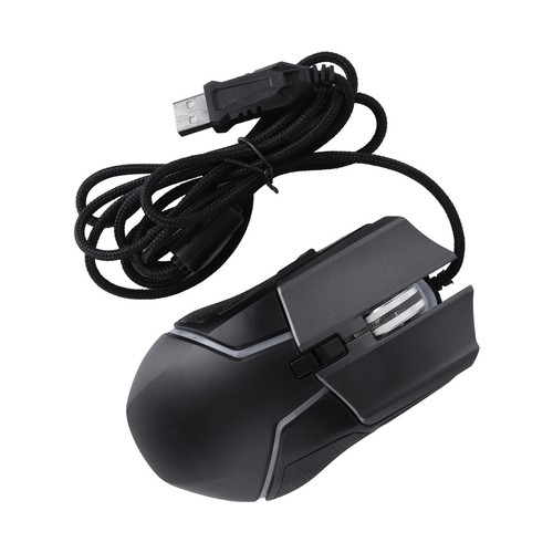 Gaming Mouse Adjustable Dpi Mechanical Ergonomic Rgb Lighting Wired Mice For MPF - Picture 8 of 24