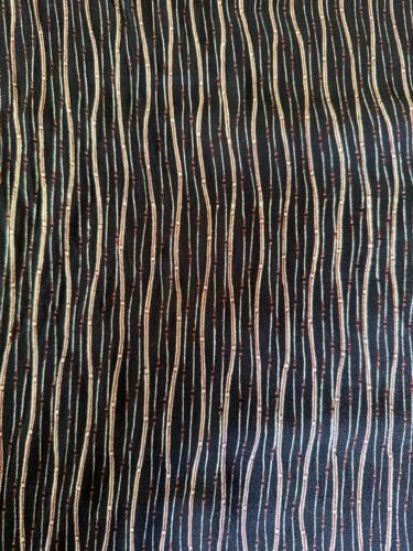 fs9:Kimono vintage Fabric Japanese Silk Cloth Crafting Sewing Striped pattern - Afbeelding 1 van 5