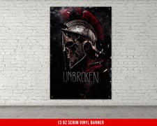 Large Fitness Inspiration Banner - Motivational Wall Art for Home Gym
