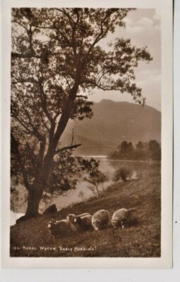 LAKE DISTRICT - RYDAL WATER (G P ABRAHAM) S/W POSTKARTE 