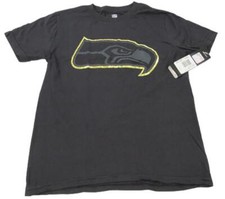 New Seattle Seahawks YOUTH Sizes S-M-L-XL Black Shirt