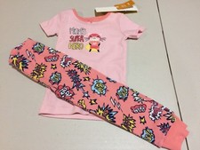 NWT Gymboree Girls Gymmies Mom Super Hero Pajama set 3, 4