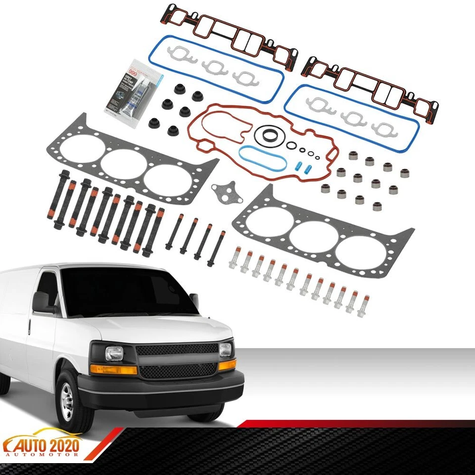 Fit For 1996-06 Chevrolet Astro Blazer GMC Savana 4.3L OHV Head Gasket Set Bolts - Imagem 2 de 4