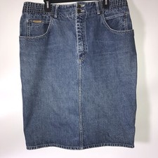 Vintage Gitano Denim Jean Skirt Size 20W