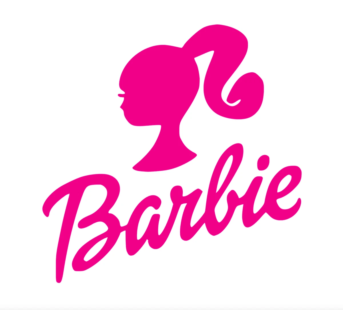 Barbie Vinyl Decal Sticker - 90mm - Choice of 24 Colours