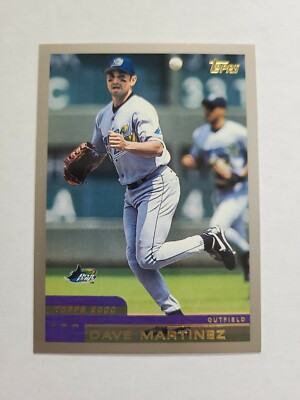 DAVE MARTINEZ 2000 TOPPS BASEBALL CARD # 161 E2839