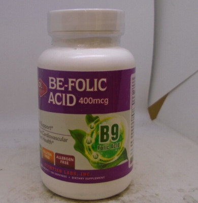 be folic acid 400mcg b9 100 tablets