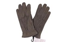 UGG 301781 3 Point Leather Tech Gloves with Sherpa Lining Metal MD