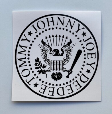 Ramones Sticker Vinyl Decal Car Bumper Punk Rock 4'' X 4'' (509)
