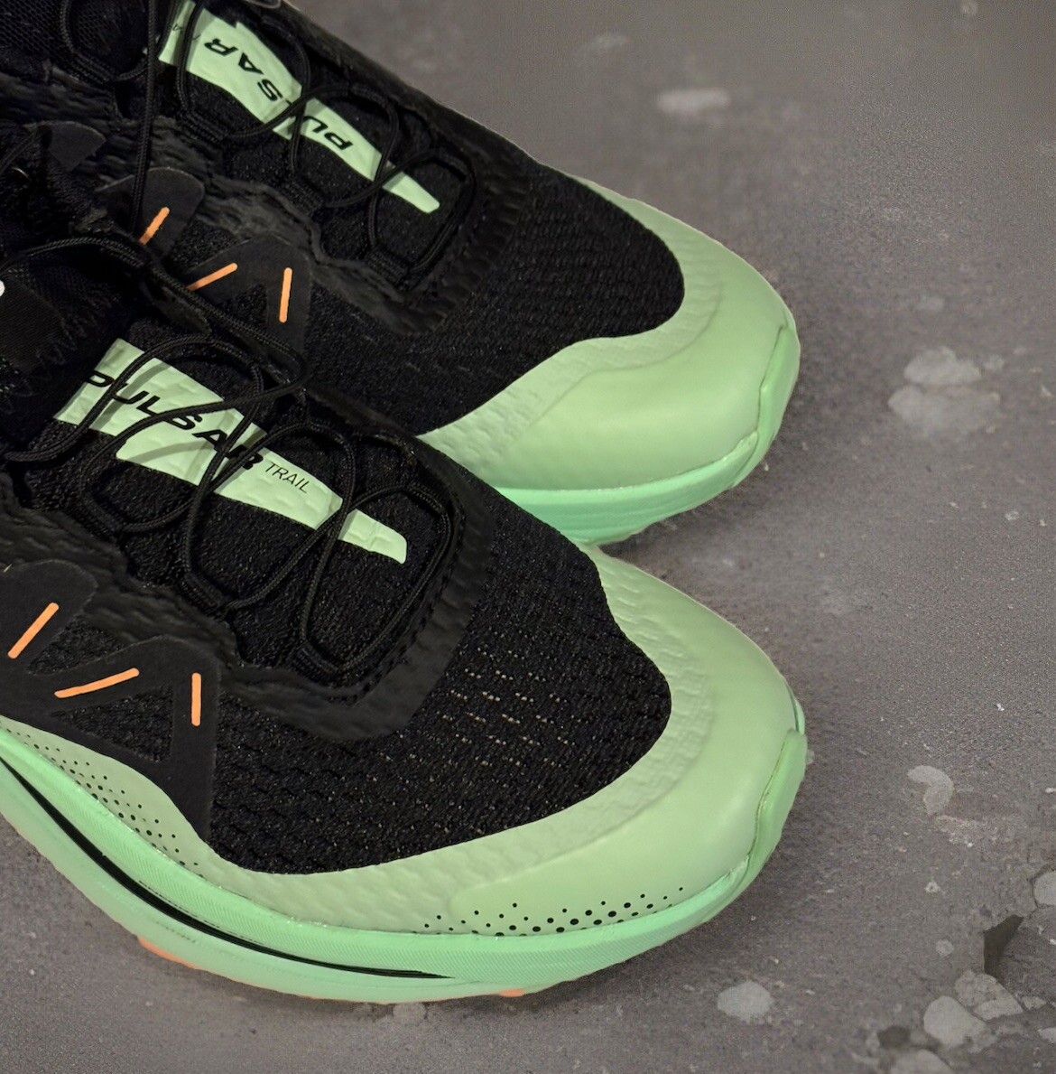 Scarpe da trail running Salomon Pulsar Trail da donna taglia 6 5 nero verde cenere 473064