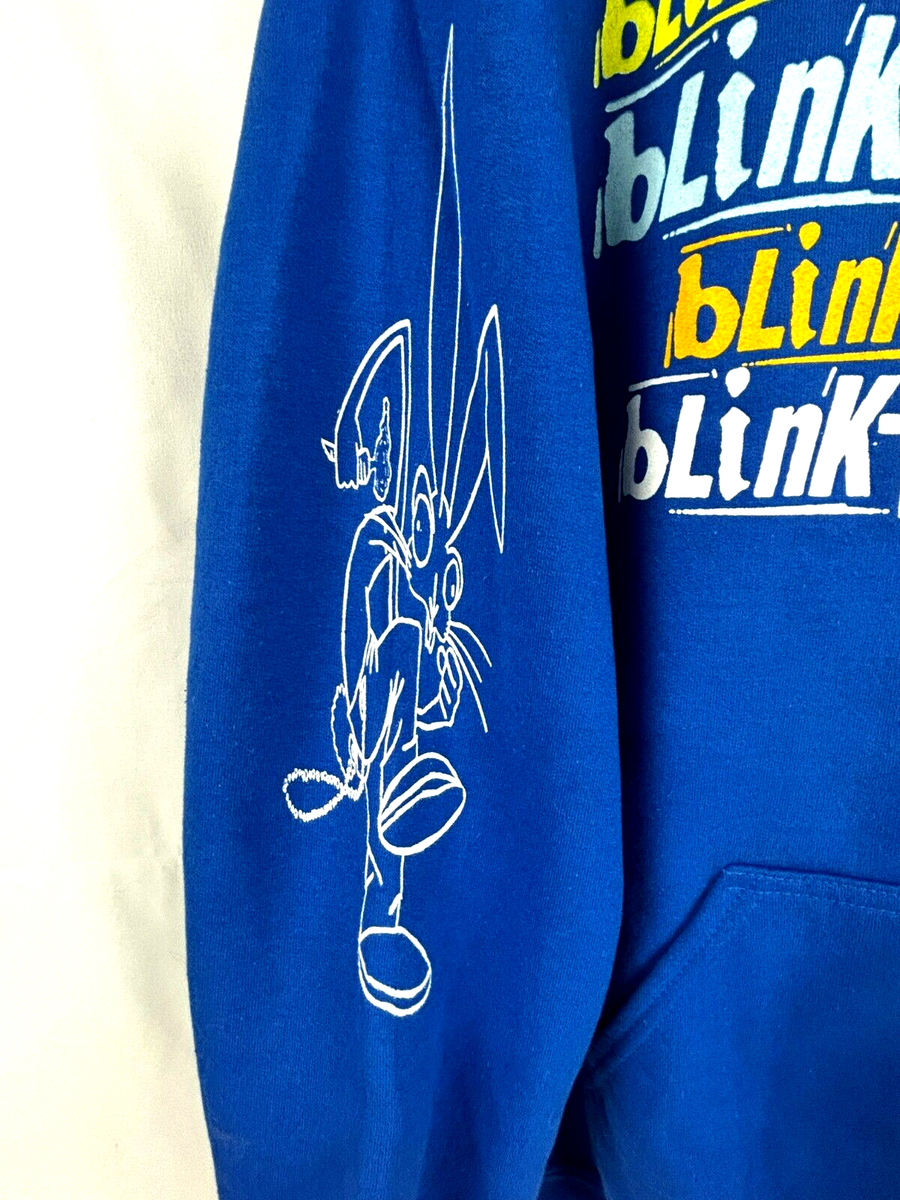 2024 Authentic Blink 182 One More Time Tour Exclusive Blue Hoodie