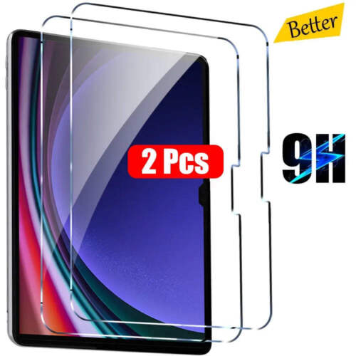 2Pcs Screen Protector Tempered Glass for Samsung Galaxy Tab S6 Lite S9 Ultra Plu