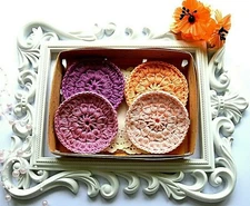 4x Reusable Cotton Face Pads - Soft Cleansing Rounds - Makeup Remover Sponges