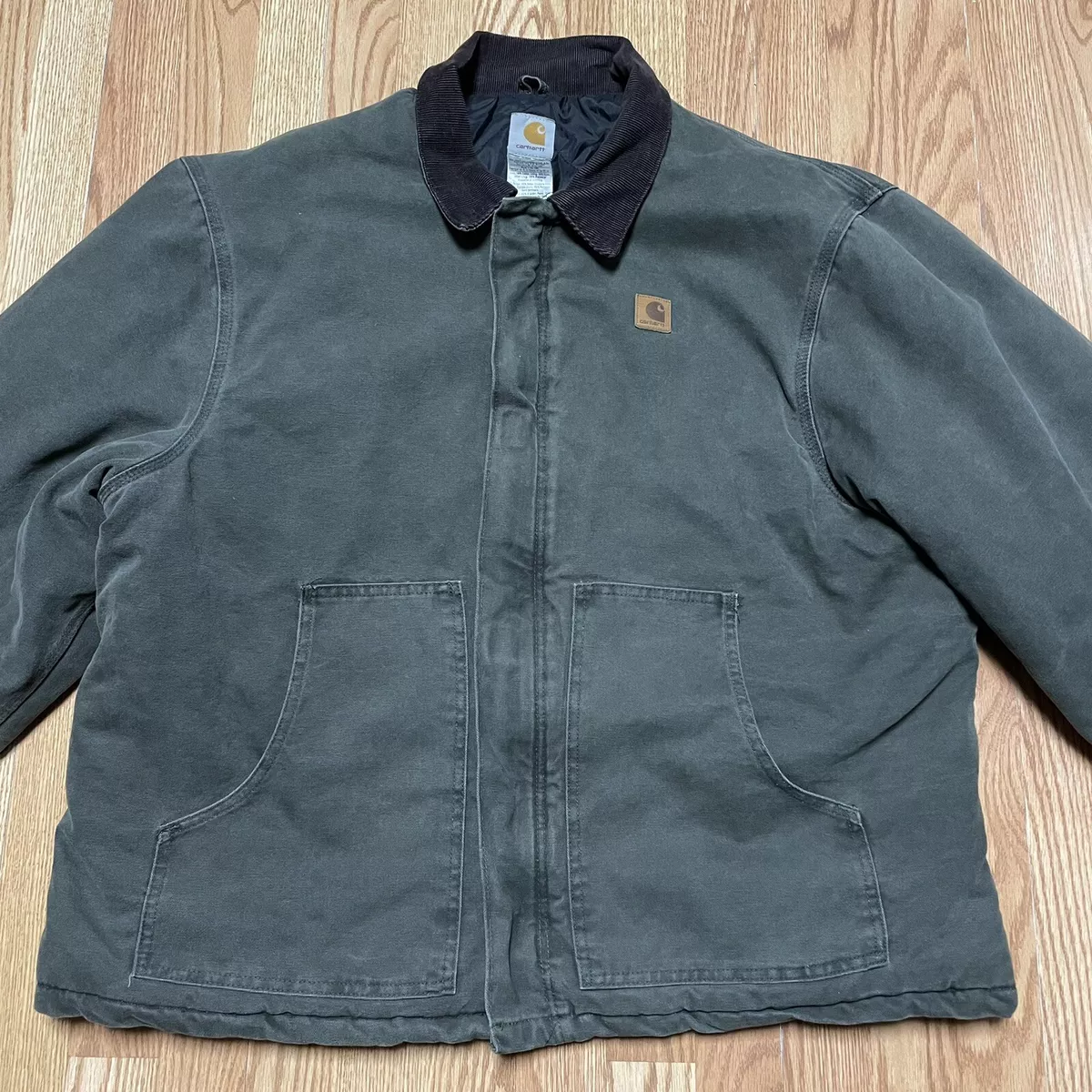 Carhartt moss hotsell green jacket