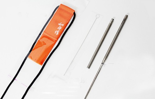 Titanium alloy Screw-in Chopsticks Tableware For Travelling Camping Restaurant - Picture 9 of 16