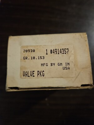 #ad NOS DELCO 4914357 Wiper Washer Pump Valve For 62 92 Chevelle Camaro Cadillac $28.00