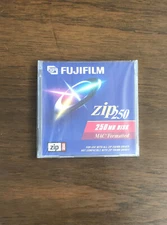 Zip 250MB Fujifilm Disk MAC formatted -NEW- Sealed Apple Vintage 