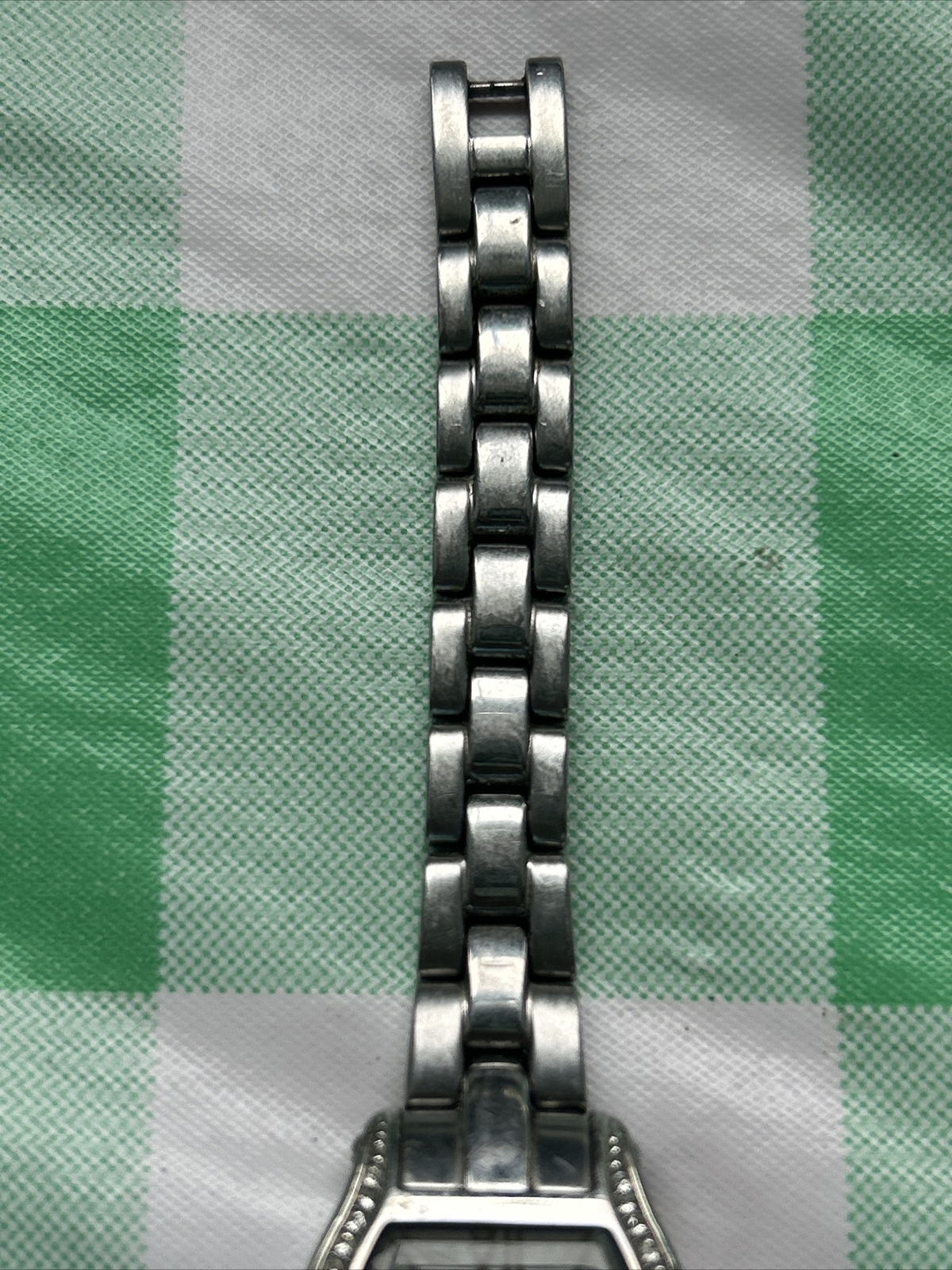 Fossil Silver Tone Rhinestone Embellishments Wome… - image 3