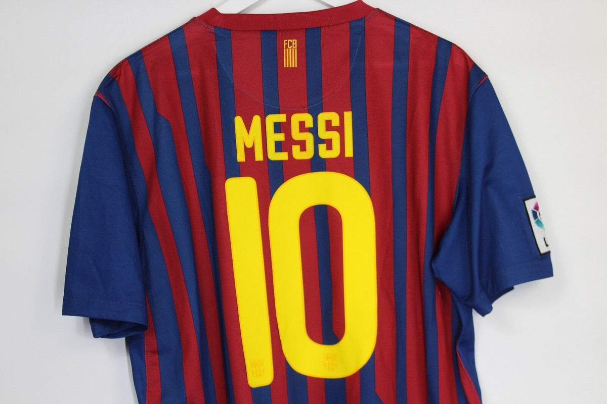 FC BARCELONA 2011 2012 HOME FOOTBALL SHIRT SOCCER JERSEY NIKE #10