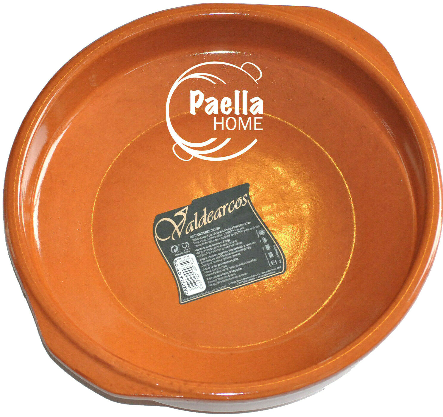 Cazuela Barro Redonda Asas 28 Cm En Oferta 2 X 28Cm Conjunto De Terracota Tapas Platos, Cazuelas Español, Cazuela, Tapas
