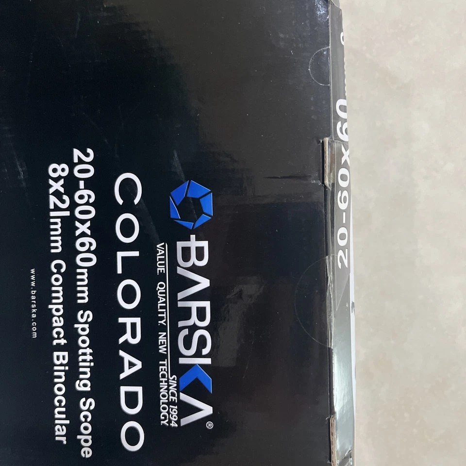 BARSKA COLORADO SPOTTING SCOPE & BINOCULAR 20-60X60MM & 8X21MM - Image 4 of 4