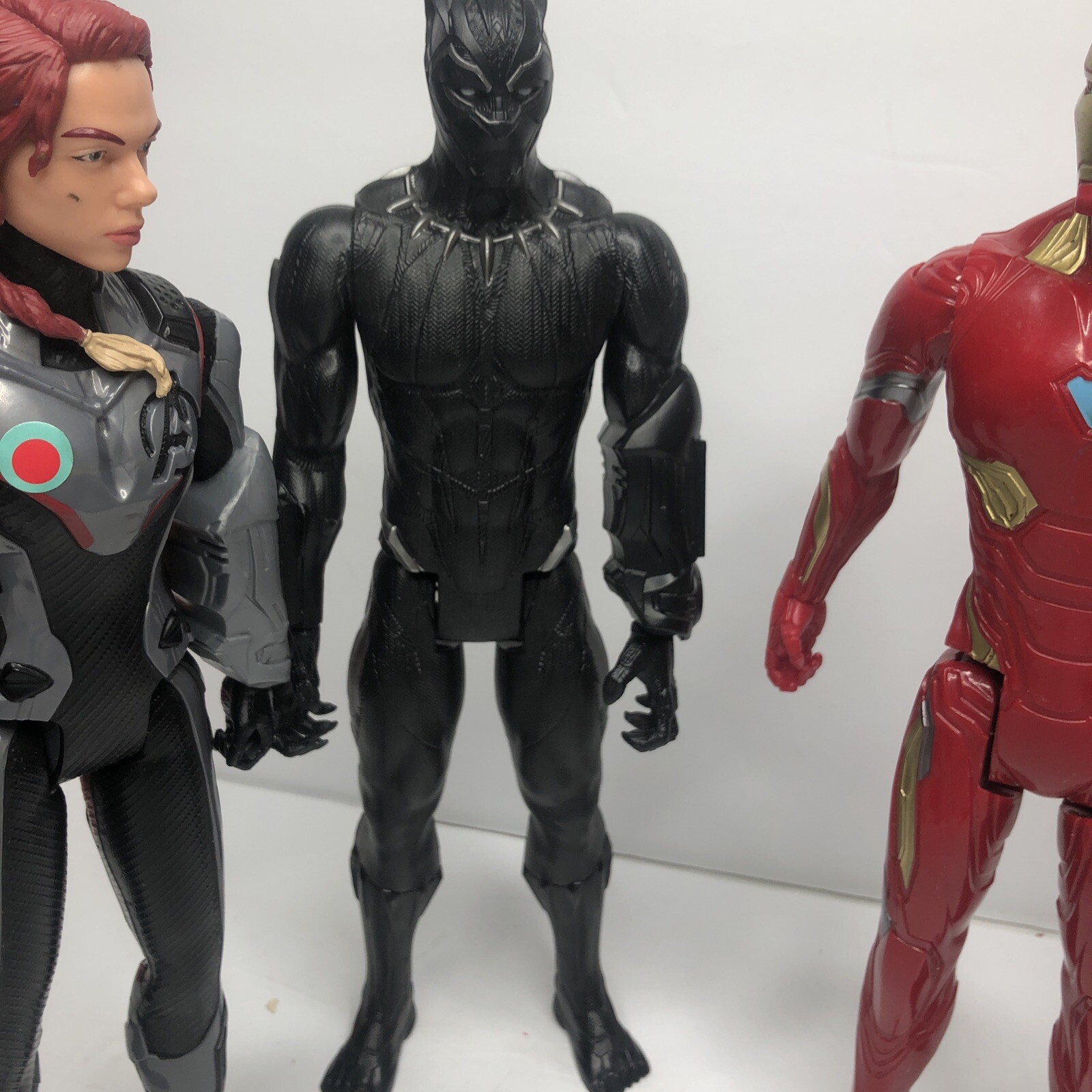 Marvel Avengers Lot 4 12” Action Figures Hasbro Endgame,Black Panther,blackwidow thumbnail 3