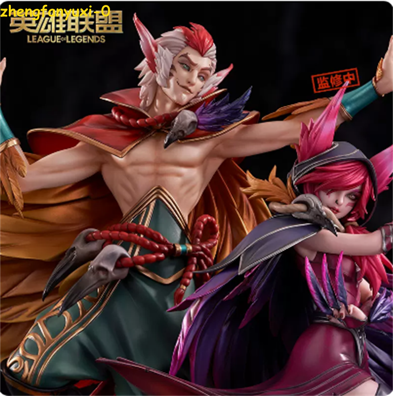 Official League of Legends Rakan / XAYAH 1/7 Figure LOL Model Toy