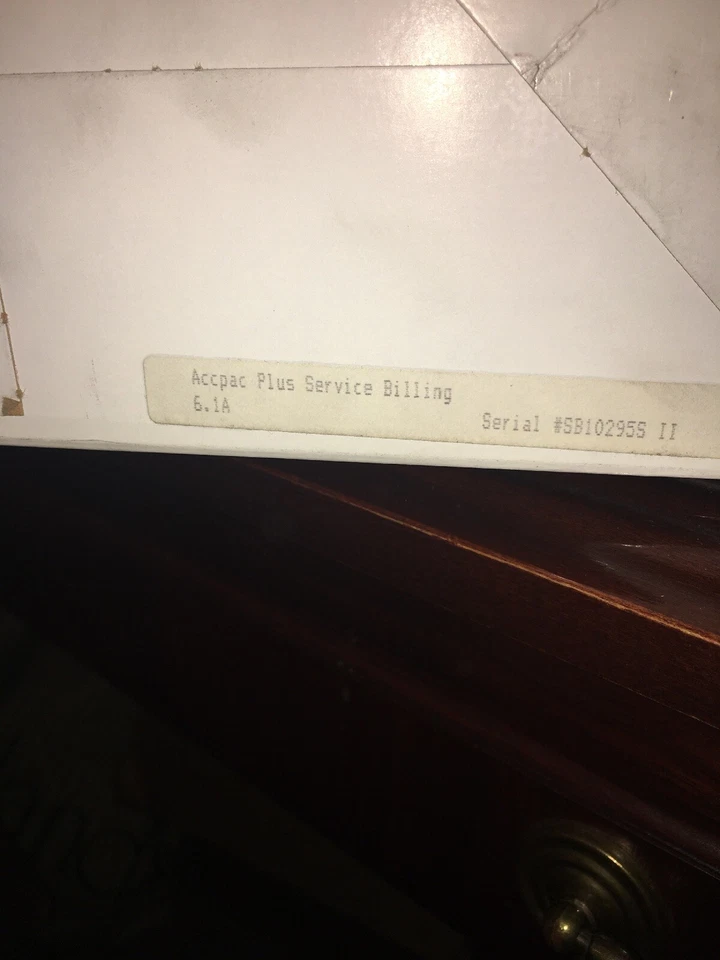 Accpac Plus Accounting Companion Product. SERVICE BILLING By NEXGEN. NFR - Image 3 of 4