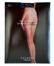 Talbots Silky Sheer SHAPER HOSIERY 40 Denier Womens Sizes A,B,C, You Choose, NEW