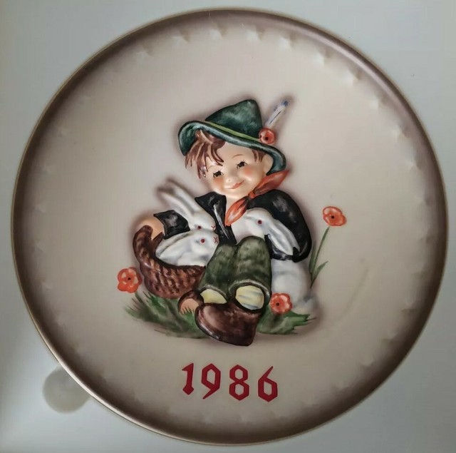 Vintage Hummel 1986 Annual Plate 16th Edition eBay