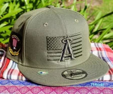 2023 MLB Armed Forces Day Los Angeles Angels Snapback Hat New Era 9FIFTY