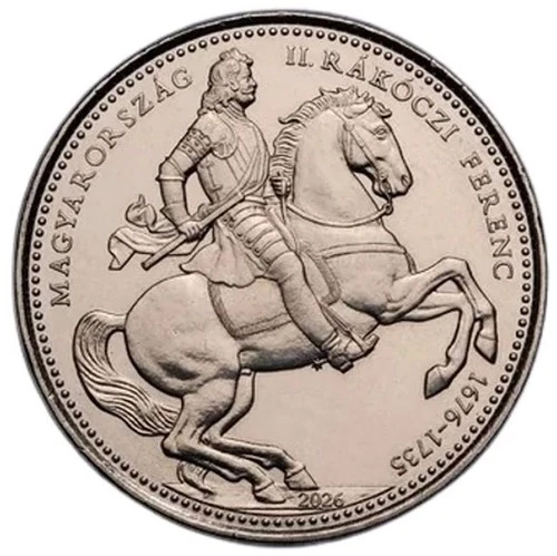 Hungary 50 forint 2026 UNC II. Rákóczi Ferenc Rakoczi Commemorative RARE