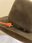 Stetson 4X Beaver XXXX felt Hat 7 3/8 VTG Vintage Missing Band Chocolate Brown — photo 7