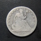 1861 Seated Liberty Half Dollar