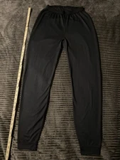 VTG Patagonia Capilene Midweight Base Layer Bottom Pants Women M Black USA Made