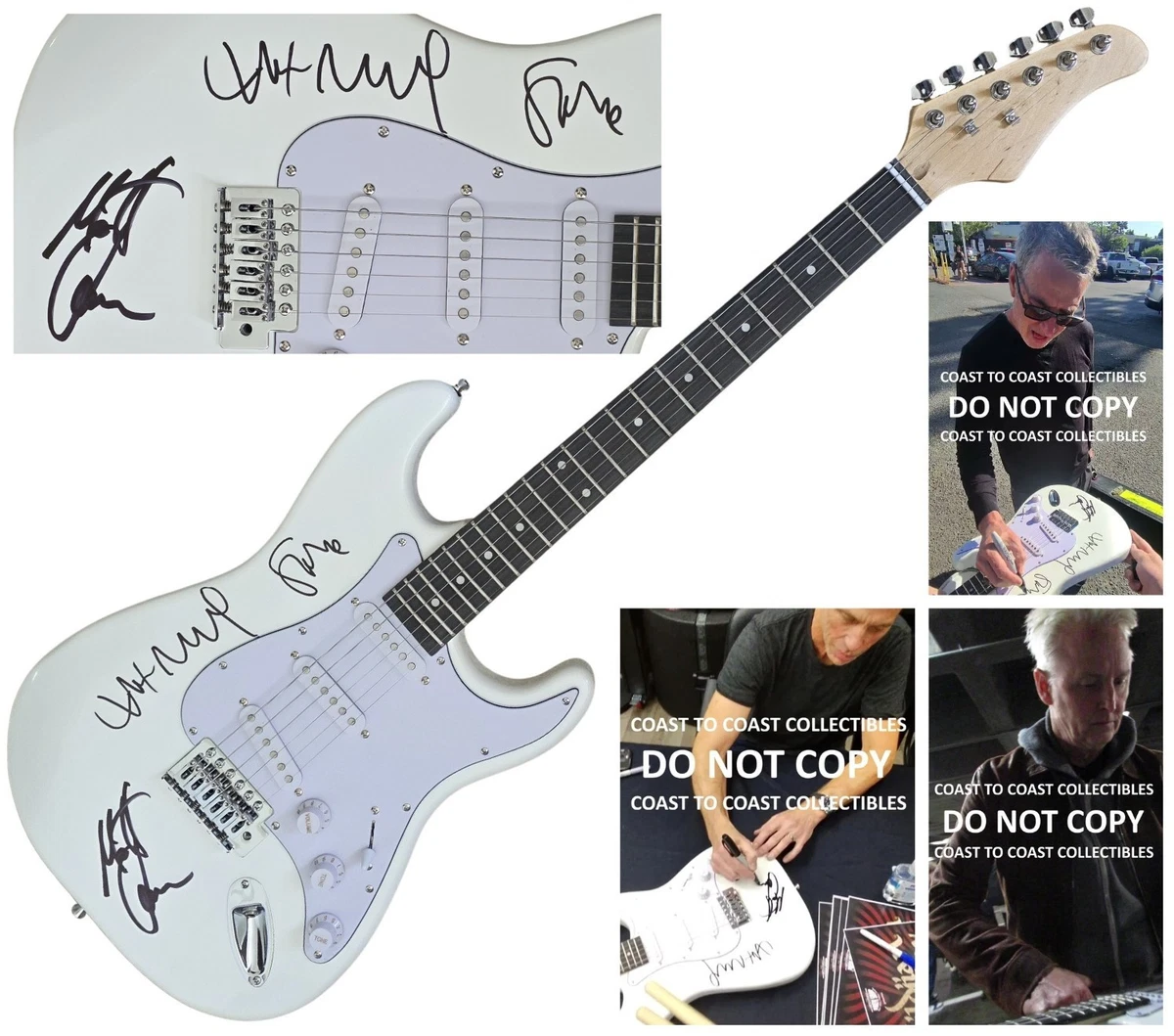 Pearl Jam Signed In Original Autographed Rock & Pop Guitars