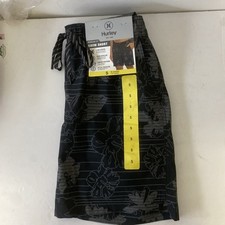NEW Hurley Men's Swim Short Regular Fit, Size S, Color Black
