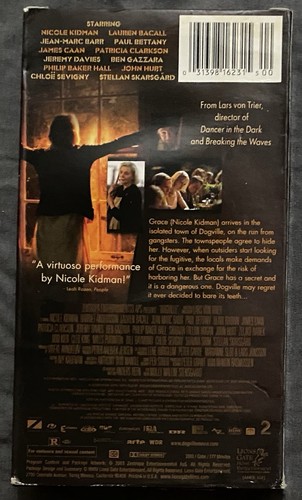 Dogville VHS Tape Nicole Kidman, Harriet Anderson, Lauren Bacall - Picture 2 of 3