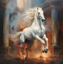 Animals Horses Abstract Oil Painting Home Decor Wall Art Printed On Canvas 048