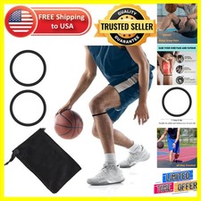 Breathable Silicone Patellar Tendon Strap - Comfortable Knee Support 2 Pack